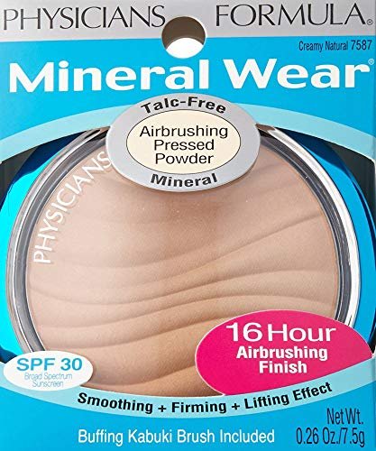 Physicians Formula Mineral Wear Talc-Free Mineral Airbrushing Pressed Powder SPF 30 Creamy Natural - Image 10